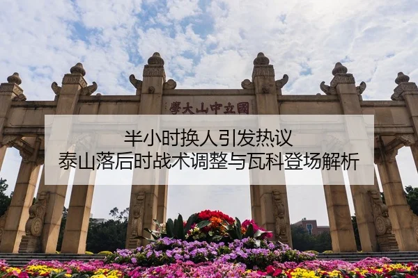 半小时换人引发热议 泰山落后时战术调整与瓦科登场解析